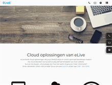 Tablet Screenshot of elive.nl